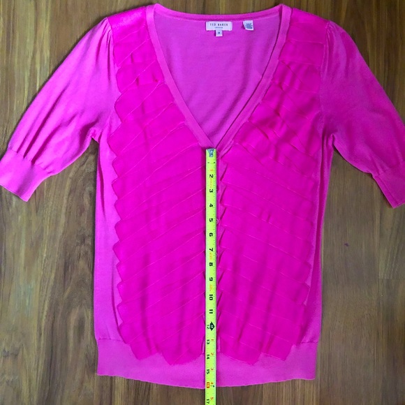 Ted Baker Hot Pink Romany Cardigan - Picture 12 of 12